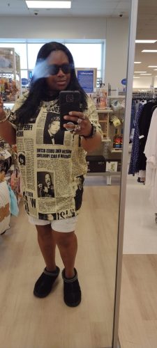 Black Wonder Woman Luon Cross Tshirt The Devil Saw Me With My Head Down PAN2TS0266 photo review