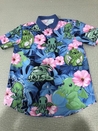 Skull Weed Hawaiian Shirt Full Printing photo review