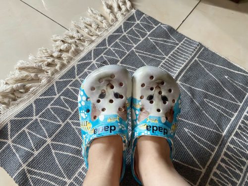 This Is My Happy Face IT Pennywise Crocs Classic Clog Shoes PANCR1186 photo review