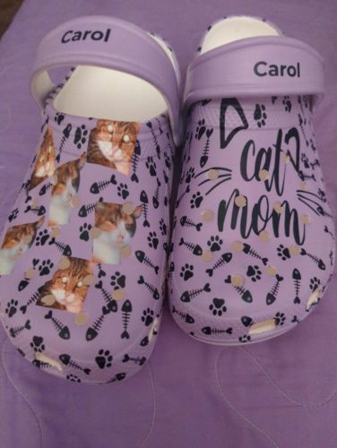 Personalized Black Girl Floral Art African American Crocs Classic Clogs Shoes PANCR1497 photo review